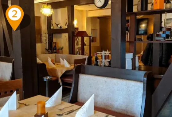 La Piazetta Restaurant Innenansicht