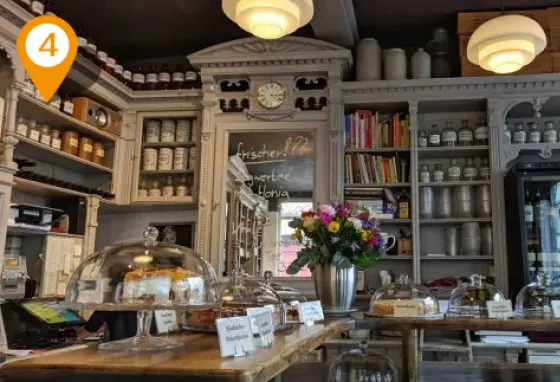 Drogerie Bistro Innenansicht